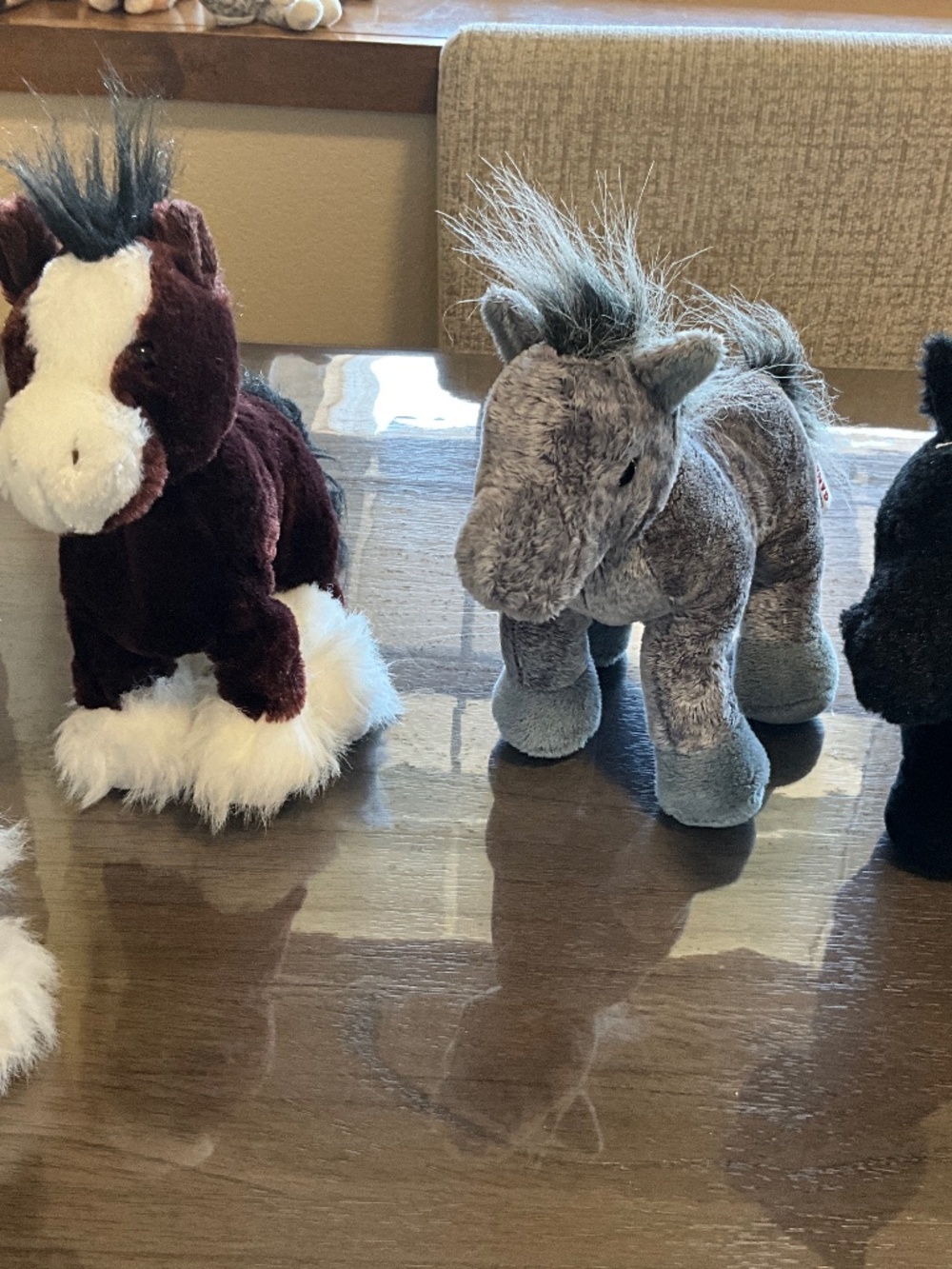 LOT OF 4 GANZ WEBKIN HORSES